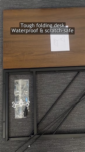 New Choice Deal Foldable Computer Desk, one fold unlocks diverse spaces, making work and study more relaxed! -No installation required with quick folding design, ready to use immediately and easy to store, thin profile when not in use, fits under beds or corners without occupying space, perfect for small apartments -Spacious tabletop with reasonable layout, easily accommodating laptops, keyboards and office supplies, meeting multiple needs of work, study and watching dramas -Stable bracket with 