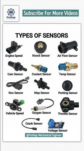 Sensor Types Every Mechanic Should Know #shorts #trending #car #bike #sensors #automobile