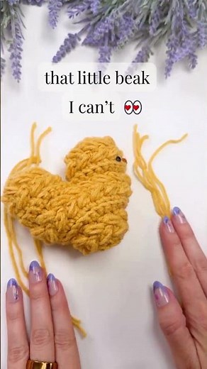 Wheat Stitch Chick Crochet Pattern