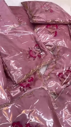 Designer Blouse Trends on Instagram: "Soft Two-Tone Rangoli Silk saree, adorned with a three-layer cutdana border and a double-layer Arco border. This exquisite saree features intricate butta work throughout, crafted with cutdana, moti, and resham thread for a regal and elegant look. Paired with a velvet 9000 designer blouse embellished with two buttas, this ensemble is perfect for making a bold style statement. To place order Whatsapp 9944073575 Or direct message @vaseeha.in For more collection