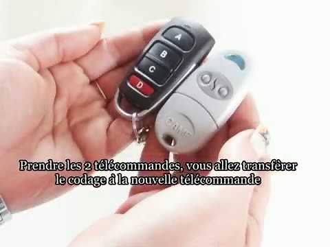 Télécommande compatible TOP-CAME 433.92 Mhz