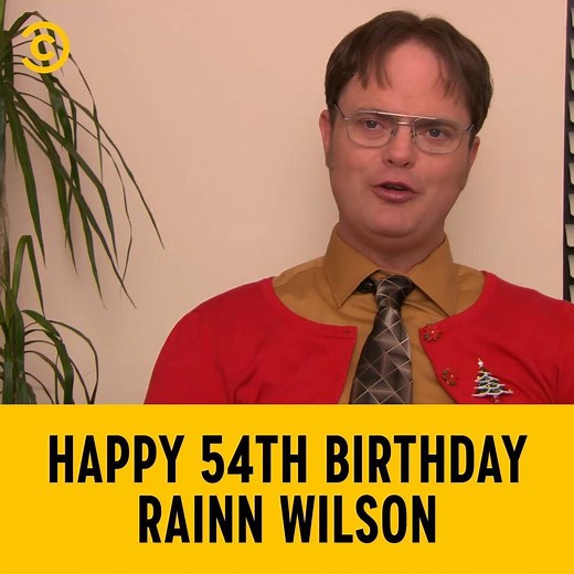 1.7M views · 40K reactions | Happy Birthday to the greatest The Office employee, Rainn Wilson!  | Comedy Central UK | Facebook