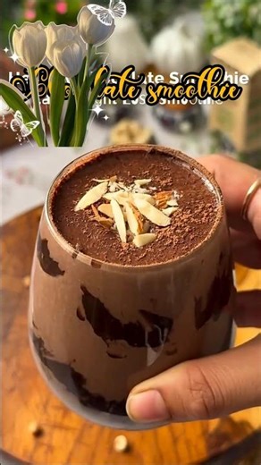 🔥Chocolate Smoothie with Dry Fruits | Healthy Energy Drink💪 | No Sugar Smoothie😋Hot chocolate