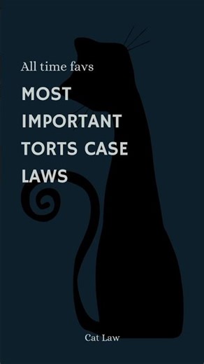 Top 5 Landmark Tort Cases for Exams! ⚖️ #PUPPatiala