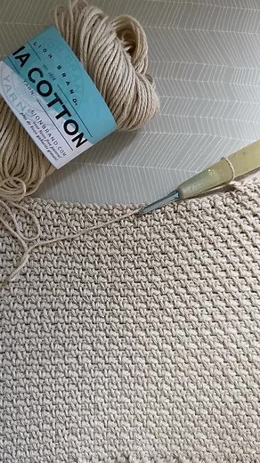 Crochet Dishcloth Tutorial using Pima Cotton Yarn