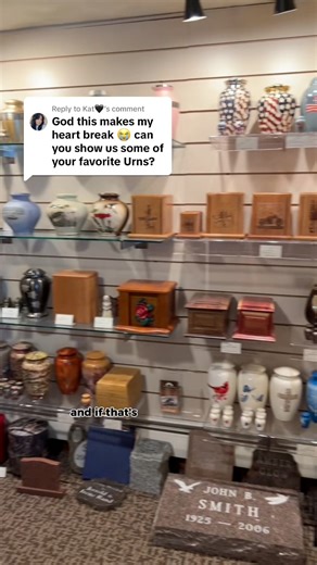 Urn tour ⚱️ #cremation #urns | Lauren the Mortician