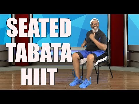 Effective Seated Tabata HIIT (High Intensity Interval Training) 37 Min | Chair Workout