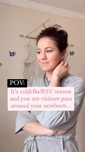 What to do, what to do…🫣How do you handle these situations during the holidays especially during RSV season? 😩 This is such a REAL struggle for moms…and I remember this all too well as a first-time mom, just trying to keep my baby well. Many times, we have VERY valid reasons to worry too, with RSV and more!🦠 😥So when in situations like this during the holidays or cold season — seeing your baby passed around or kissed just exacerbate those constant worries especially for mamas with postpartum