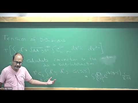 Lecture 22 String Theory 2: Fermionic Strings by Ashoke Sen (2025-04-29)
