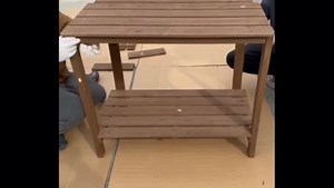 VEVOR Potting Bench Table, Outdoor Gardening Workstation with 36 x 20 in Wood Tabletop, Garden Planting Work Station with Storage Shelves, Hook for Outside Patio, Backyard, Brown