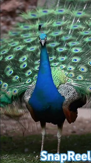 ✨ “Majestic Peacock in Full Display” 🦚#birds #youtubeshorts #shorts#status#trending