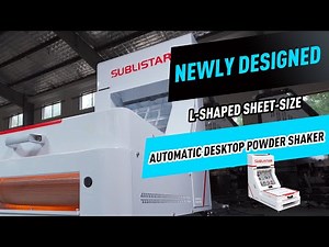 Newly Designed L-shaped Sheet-size Automatic Desktop Powder Shaker