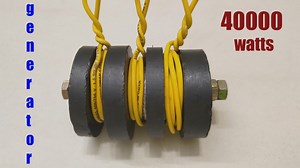 how to make free energy 220v AC 40000W powerful electricity generator turns iron bolt copper #electricity #trending #diy #viral #gernator #tranding | Deep side