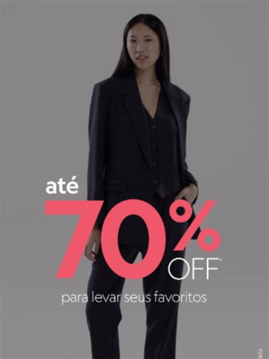 Look novo é bom, mas com até 70% OFF em peças selecionadas é melhor ainda. Vem aproveitar a Liquida C&A! #FashionTok #TikTokFashion #Moda #LiquidaCeA