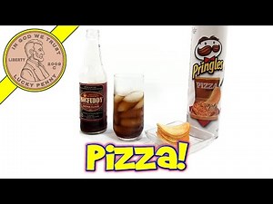 Pringles Pizza Flavor With MacFuddy Pepper Elixir Drink