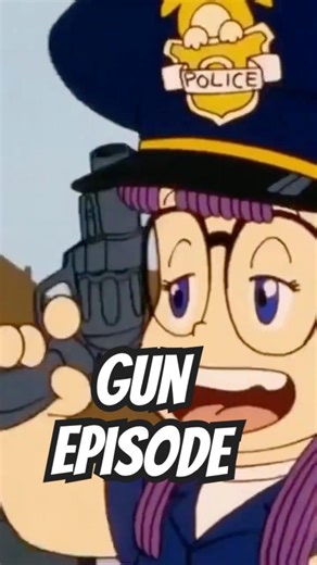 The Gun Episode #dragonball #dbz #anime #arale