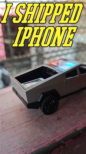 iphone in cybertruck.Bigger Cars are cool! #diecastmodels #diecast #diecastcollection #toys #rccars