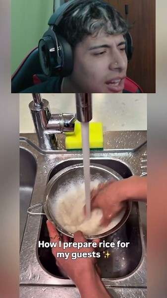 This is how I PREPARE rice for guests💀