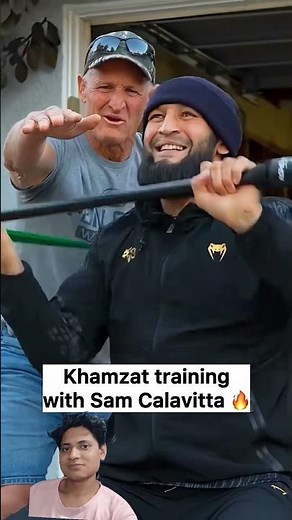 Khamzat training with Sam Calavitta