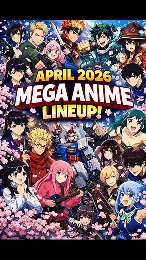 April 2026 Anime Schedule 🔥 Must Watch Anime This Month! #Anime #AprilAnime #Anime2026 #SpringAnime