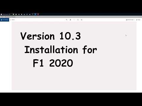 Telemetry tool install/settings for F1 2020