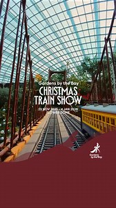 30K views | The trains are running! Enjoy a miniature world where the trains weave past iconic landmarks in Flower Dome! | Gardens by the Bay | Facebook