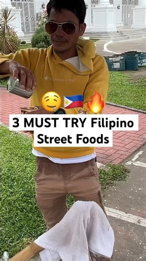 Trying Filipino Street Food #philippines #foodreview #manila