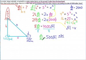 AP Calculus Notes Related Rates Part 1