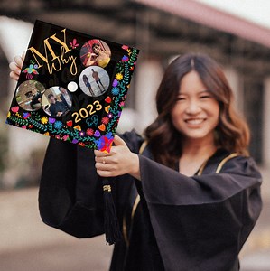 Custom Printed Graduation Cap Topper With Your Photos - Etsy
