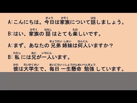 Japanese N5 Conversation | 5 Scenes | Everyday Japanese Spoken by Japanese （4）