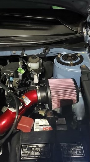 K&N Air Intake on 2003 Toyota Matrix XRS
