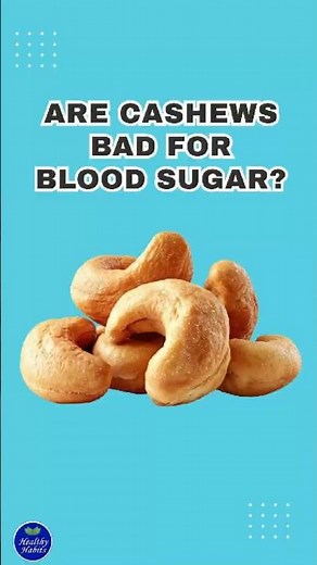 Are cashews bad for blood sugar? #bloodsugarcontrol #diabetescontrol