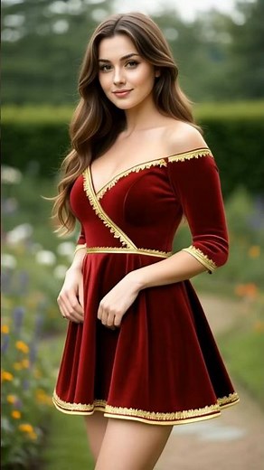Elegant Red Velvet Dress OOTD ✨ Confident Fashion & Style Inspiration