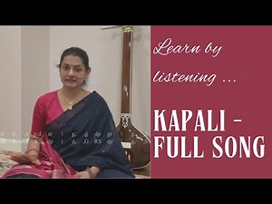 Sharadhe Music School | Kapali By Papanasan Sivan | Jayashree Nagarjan