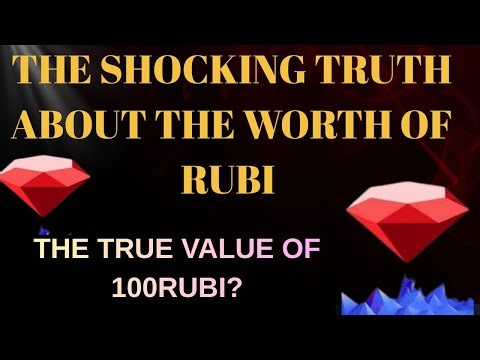 The Shocking Truth About The Worth Of RUBI || HOW MUCH IS THE VALUE OF 100RUBI?