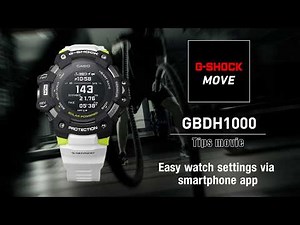 G-SHOCK MOVE GBDH1000: Easy Watch Setting Via Smartphone App