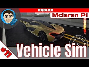 Roblox Vehicle Simulator : Ep 11 : Yacht AND a Golden Mclaren P1