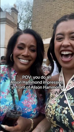Alison Hammond meets Alison Hammond👯🏽‍♀️Great British Bake Off Premiere #alisonhammond #bakeoff