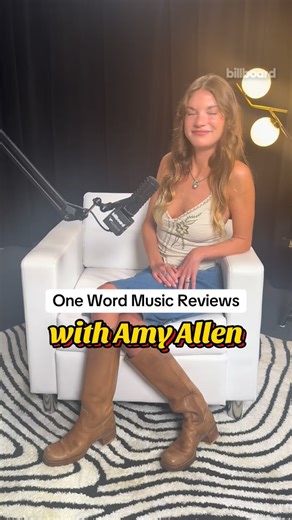 14K views · 41 reactions | Hit-Maker Amy Allen plays One Word Music Reviews with Billboard  | Billboard | Facebook
