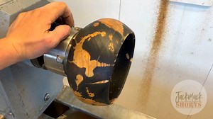 In this video I turn a cherry blank into a bowl with a batik finnish. #woodworker #wood #woodturning #carpenter #woodturners_worldwide #woodturner #handmade #bowl #batik | Jack Mack Woodturning