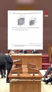 Education Minister Desmond Lee tests the House with PSLE math question