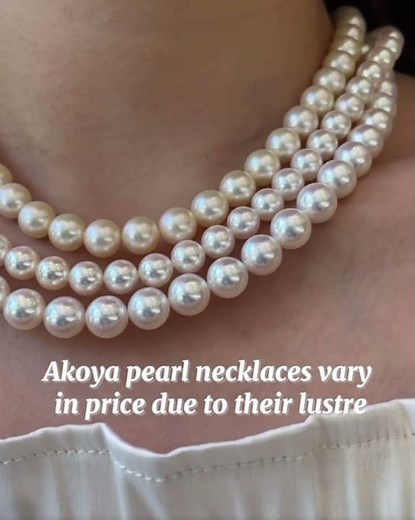 The Value of Akoya Pearls - Luster - How to differentiate