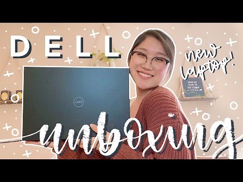 💻 dell unboxing! college laptop | new dell xps 15 touch laptop, monitors, keyboards, and more! 📚