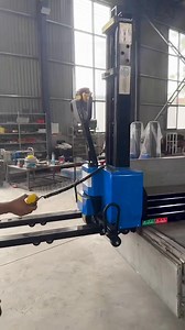 Portable electric stacker, can be moved with the vehicle to any place for loading and unloading goods #SmallElectricForklift#LoadingandUnlo adingGadget#ElectricHandlingVehicle #ElectricForklift | Electric forklift
