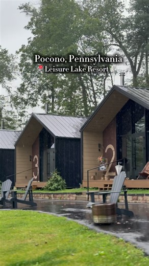 Mariia | Pocono Photography🏔️ on Instagram: "✨ Escape to the heart of the Poconos ✨ Leisure Lake Resort – cozy cabins, modern comfort, and peaceful lake views 🌲🏡 The perfect getaway for relaxation, romance, and nature lovers. 🌿💫 📍 Pocono Mountains, PA #Poconos #LeisureLakeResort #CabinGetaway #LakeView #Airbnb #Vrbo #NatureRetreat"