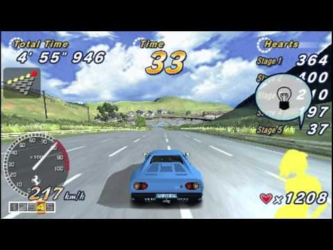 OutRun 2006: Coast 2 Coast PSP Gameplay