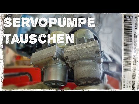 Servopumpe tauschen - Skoda Fabia auch Polo 9n, VAG-Fahrzeug