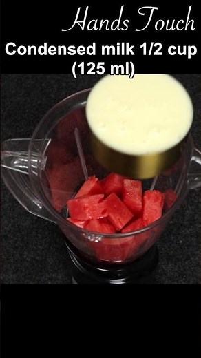 3 Ingredients Watermelon Ice cream Recipe