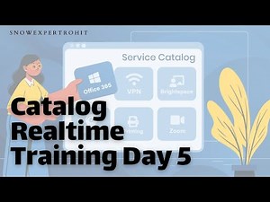 Catalog Realtime Training Day 5 | Catalog Workflow, If Condition, approval & Catalog task activity