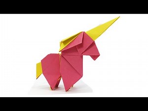 Easy Origami Unicorn Tutorial